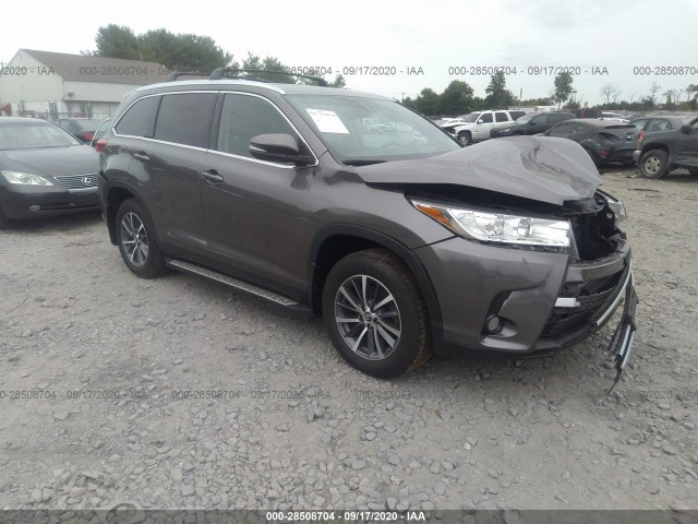 TOYOTA HIGHLANDER 2019 5tdjzrfh2ks603379