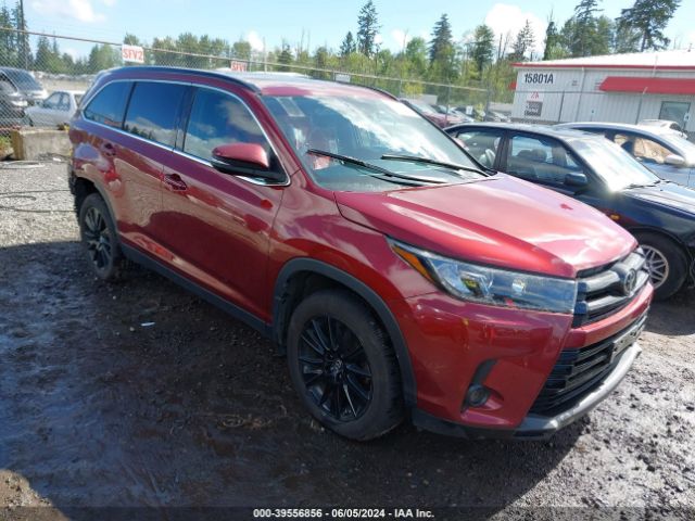 TOYOTA HIGHLANDER 2019 5tdjzrfh2ks625172