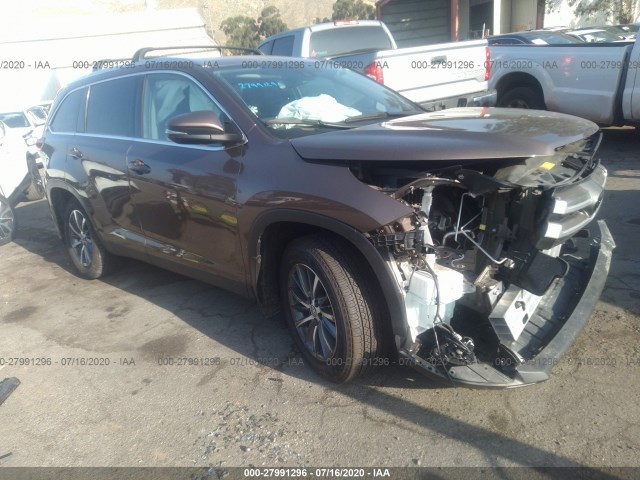 TOYOTA HIGHLANDER 2019 5tdjzrfh2ks928629