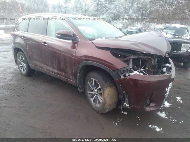 TOYOTA HIGHLANDER 2017 5tdjzrfh3hs397238