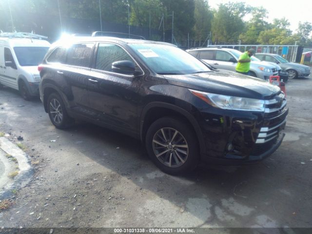 TOYOTA HIGHLANDER 2019 5tdjzrfh3ks598614