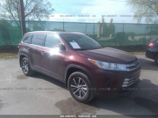 TOYOTA HIGHLANDER 2019 5tdjzrfh3ks705497