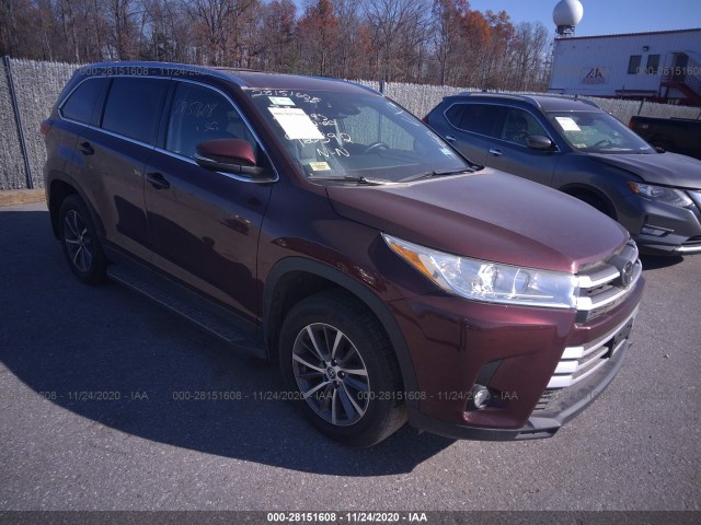 TOYOTA HIGHLANDER 2019 5tdjzrfh3ks960392