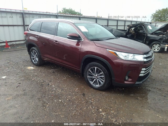 TOYOTA HIGHLANDER 2017 5tdjzrfh4hs470522