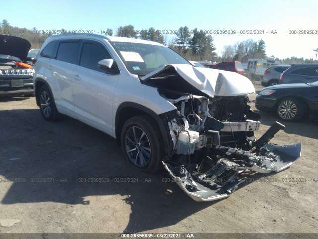 TOYOTA HIGHLANDER 2017 5tdjzrfh4hs522389