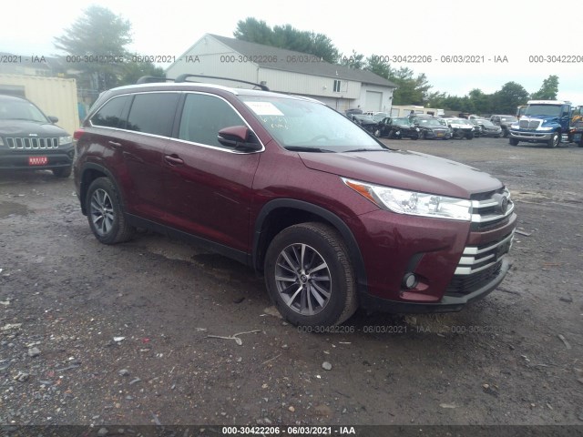 TOYOTA HIGHLANDER 2019 5tdjzrfh4ks937025