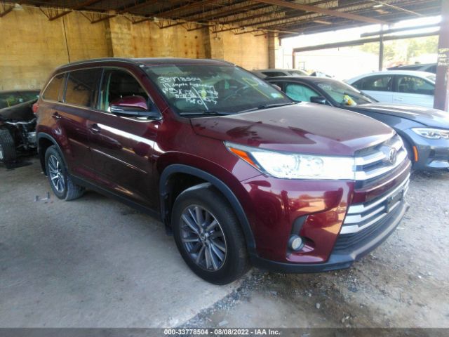 TOYOTA HIGHLANDER 2019 5tdjzrfh4ks978951