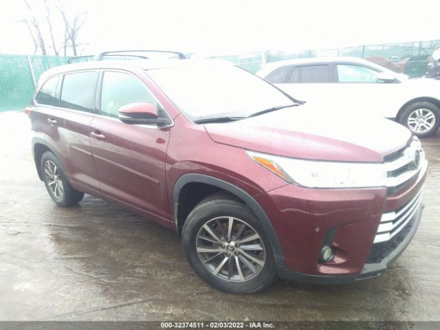 TOYOTA HIGHLANDER 2017 5tdjzrfh5hs424150