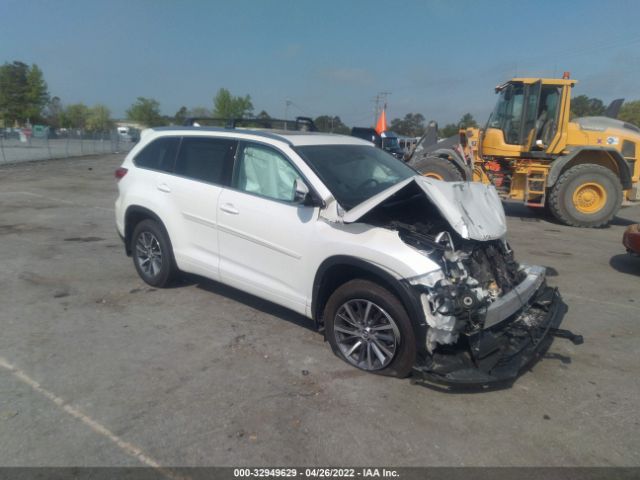 TOYOTA HIGHLANDER 2017 5tdjzrfh5hs458329