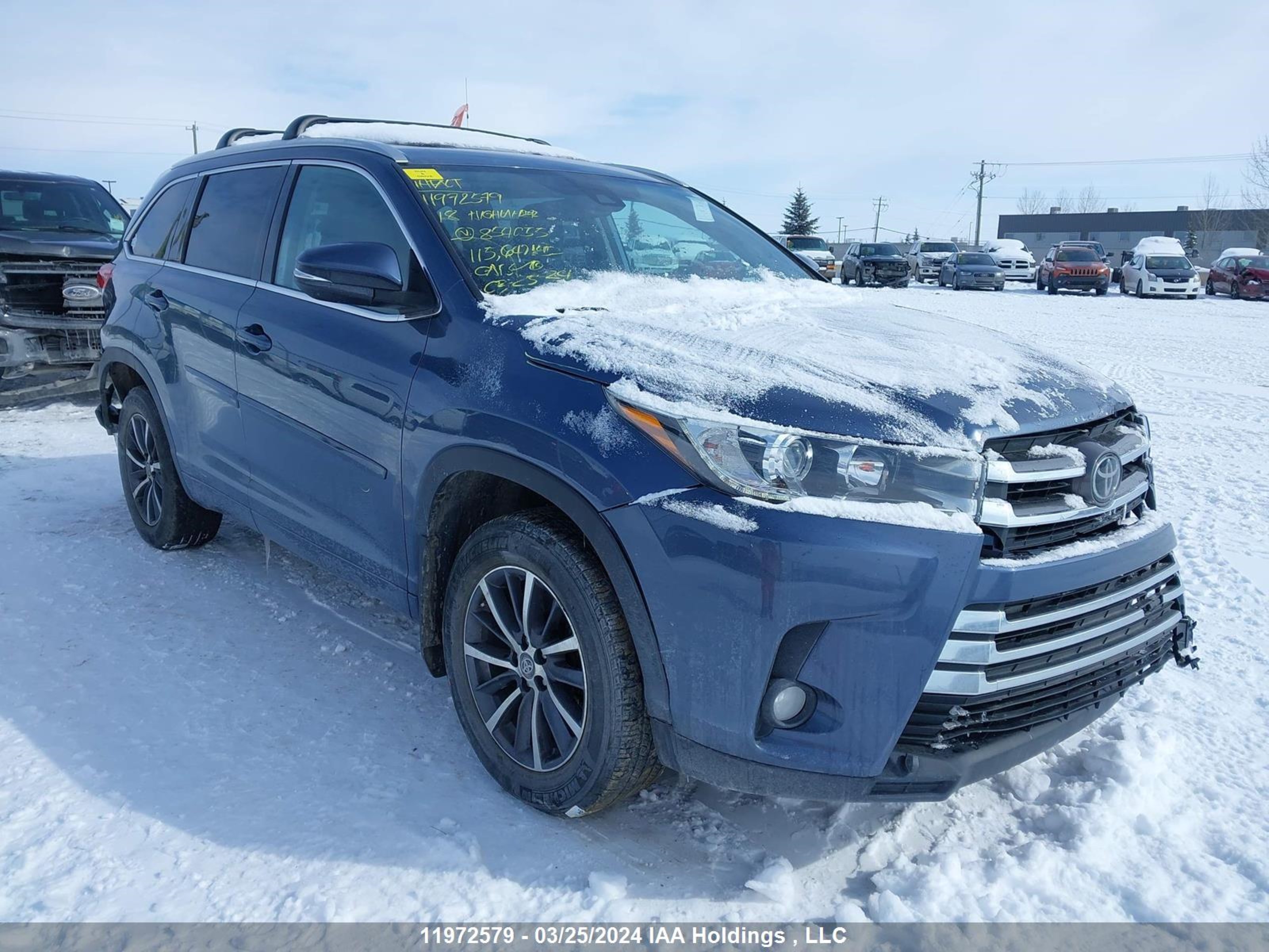 TOYOTA HIGHLANDER 2018 5tdjzrfh5js854055