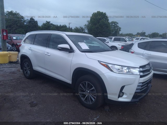 TOYOTA HIGHLANDER 2019 5tdjzrfh5ks595326