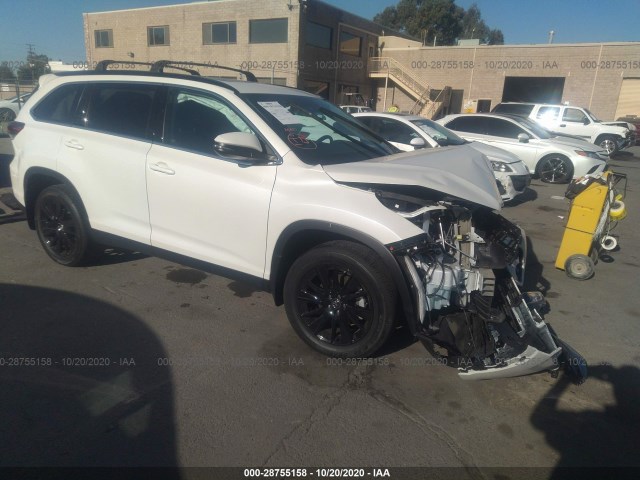 TOYOTA HIGHLANDER 2019 5tdjzrfh5ks612772