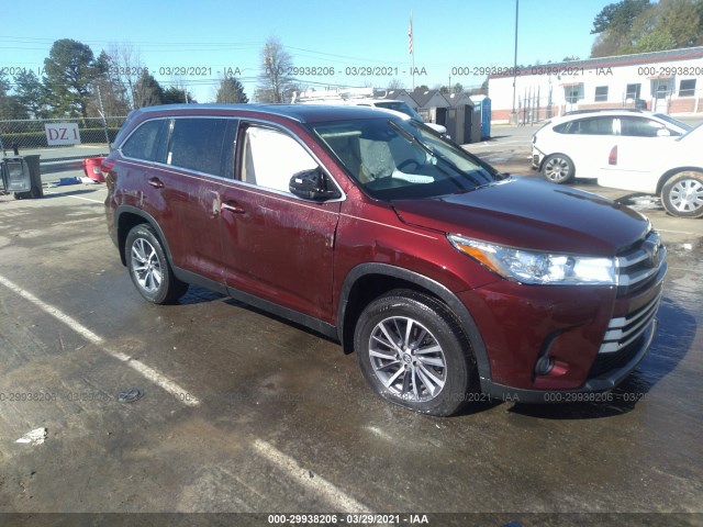 TOYOTA HIGHLANDER 2019 5tdjzrfh5ks702732