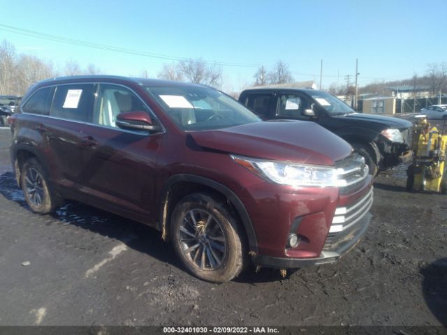 TOYOTA HIGHLANDER 2017 5tdjzrfh6hs444116