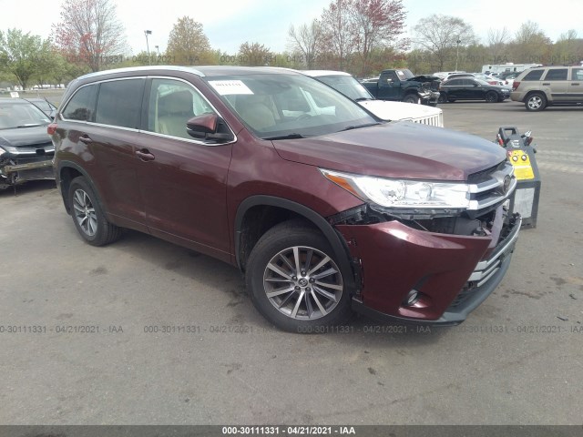 TOYOTA HIGHLANDER 2017 5tdjzrfh6hs467587