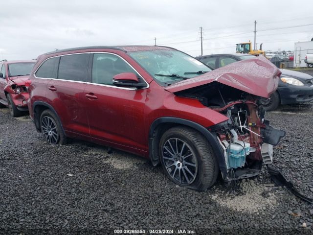 TOYOTA HIGHLANDER 2018 5tdjzrfh6js539555