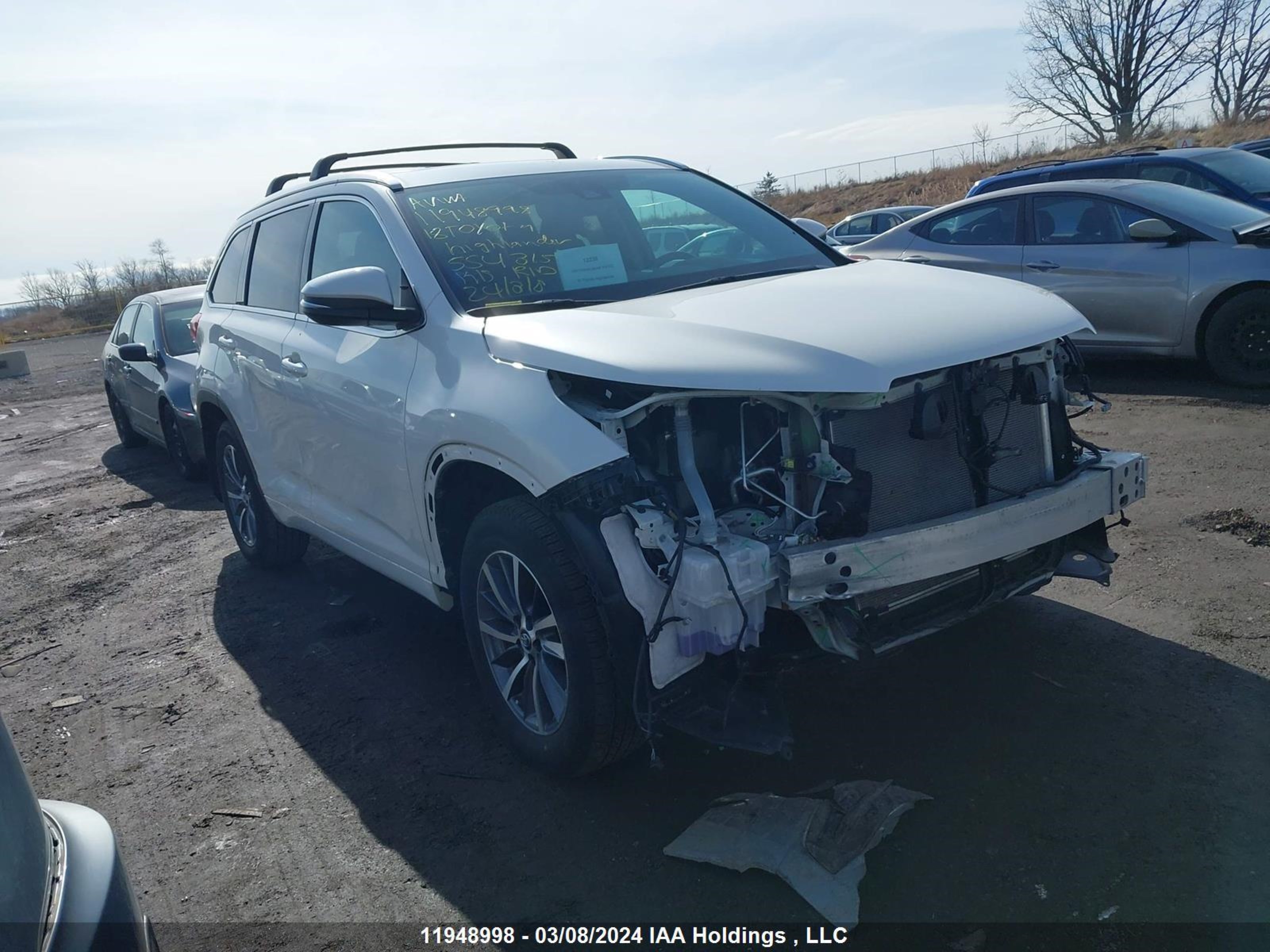 TOYOTA HIGHLANDER 2018 5tdjzrfh6js554315