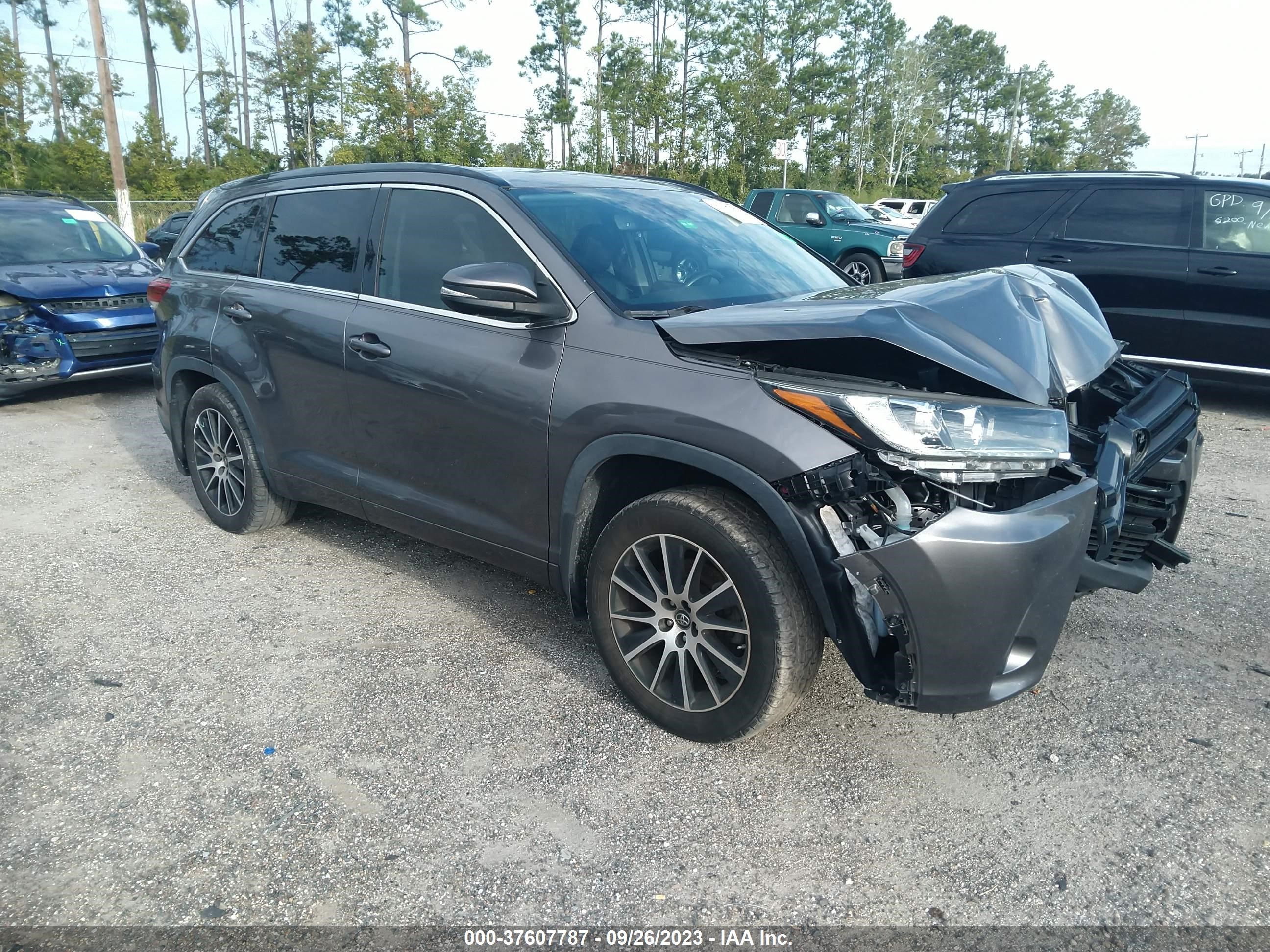 TOYOTA HIGHLANDER 2018 5tdjzrfh6js559059