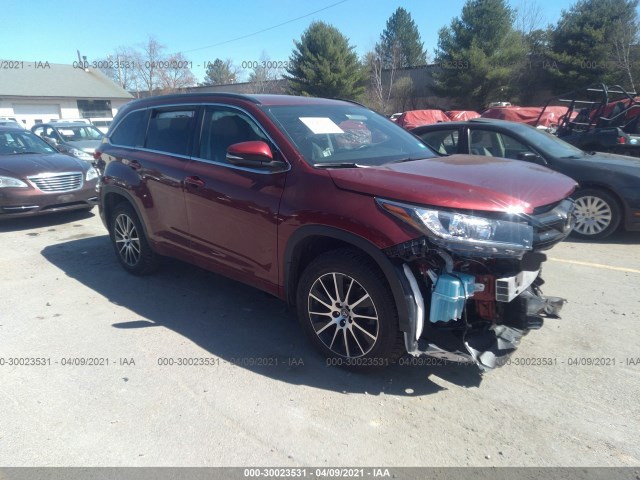 TOYOTA HIGHLANDER 2017 5tdjzrfh7hs385867