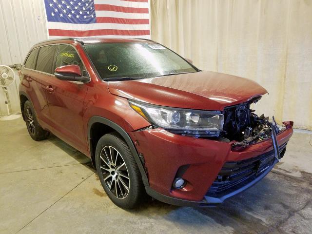 TOYOTA HIGHLANDER 2017 5tdjzrfh7hs415563