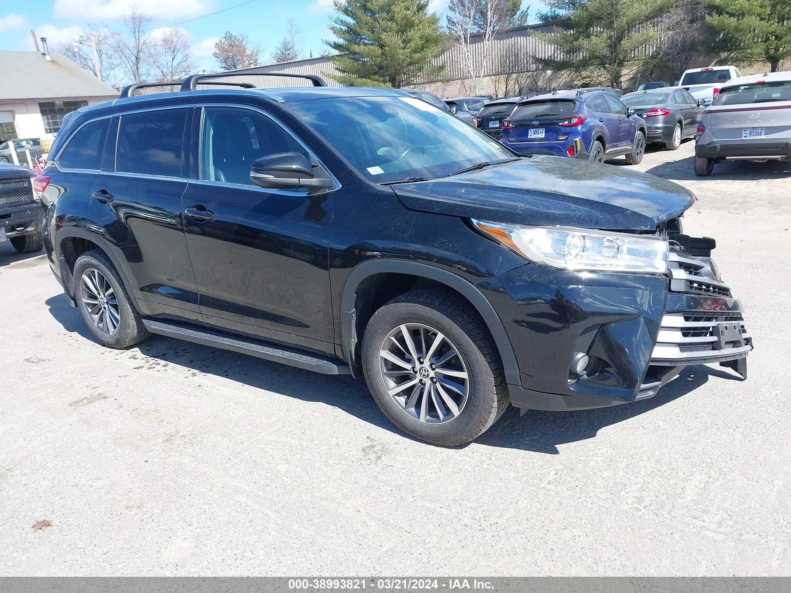 TOYOTA HIGHLANDER 2017 5tdjzrfh7hs435361