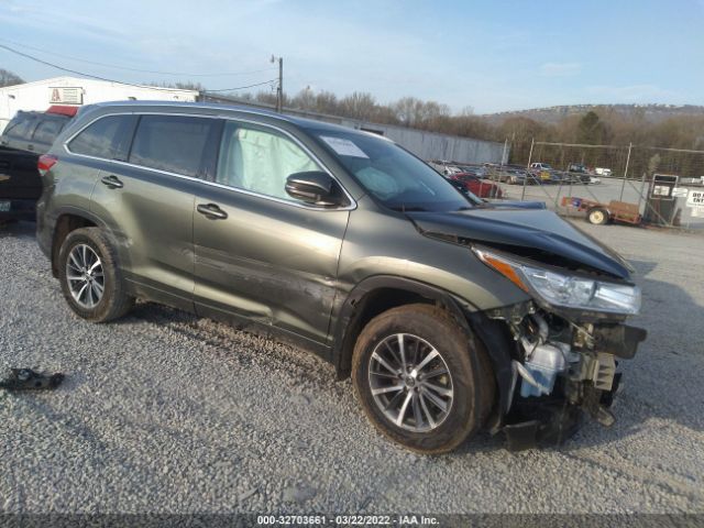 TOYOTA HIGHLANDER 2018 5tdjzrfh7js852503