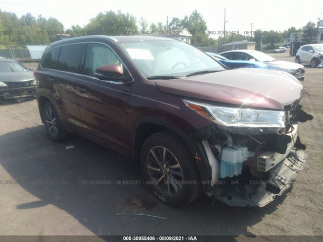 TOYOTA HIGHLANDER 2018 5tdjzrfh7js875375