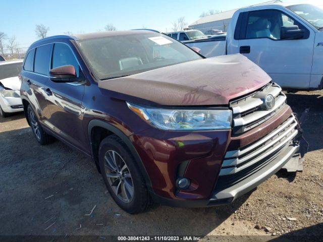 TOYOTA HIGHLANDER 2018 5tdjzrfh7js905278