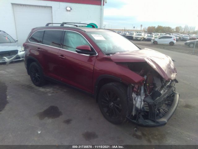 TOYOTA HIGHLANDER 2019 5tdjzrfh7ks576079