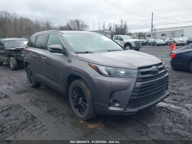 TOYOTA HIGHLANDER 2019 5tdjzrfh7ks614877