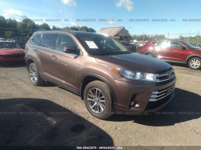 TOYOTA HIGHLANDER 2019 5tdjzrfh7ks926990