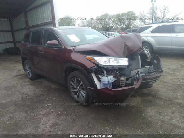 TOYOTA HIGHLANDER 2019 5tdjzrfh7ks959908