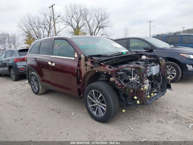 TOYOTA HIGHLANDER 2019 5tdjzrfh7ks975123