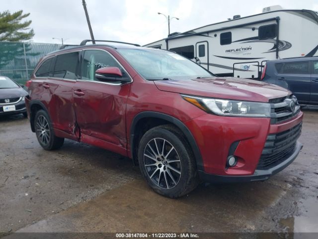 TOYOTA HIGHLANDER 2017 5tdjzrfh8hs356877