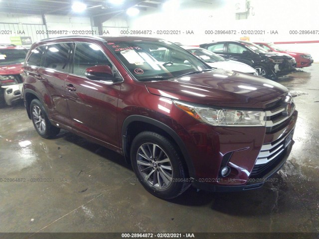 TOYOTA HIGHLANDER 2018 5tdjzrfh8js870895