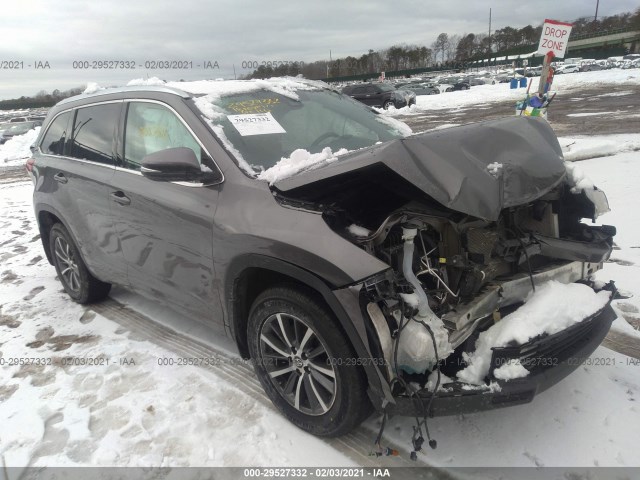 TOYOTA HIGHLANDER 2018 5tdjzrfh8js903264