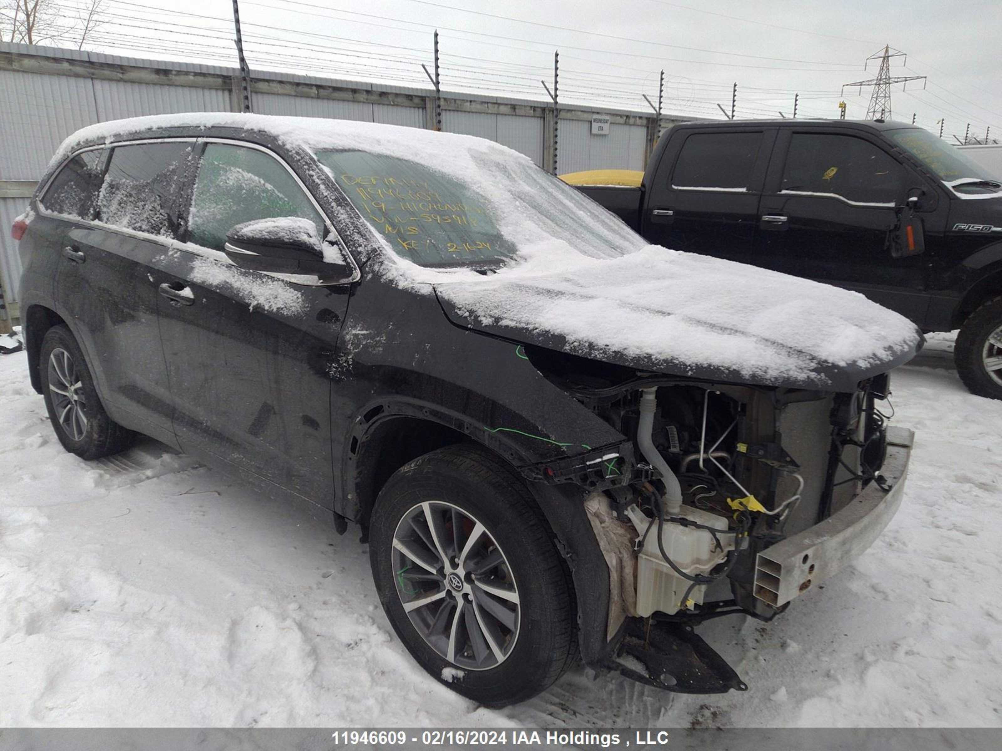 TOYOTA HIGHLANDER 2019 5tdjzrfh8ks595918