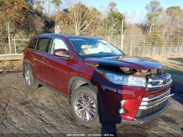 TOYOTA HIGHLANDER 2019 5tdjzrfh8ks740620