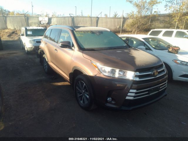 TOYOTA HIGHLANDER 2017 5tdjzrfh9hs398846