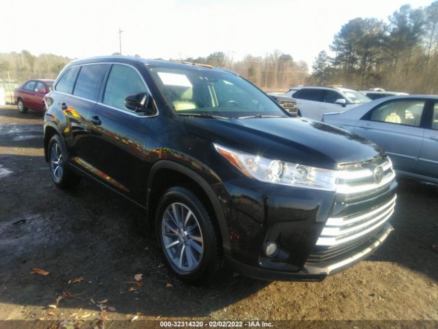 TOYOTA HIGHLANDER 2017 5tdjzrfh9hs447706