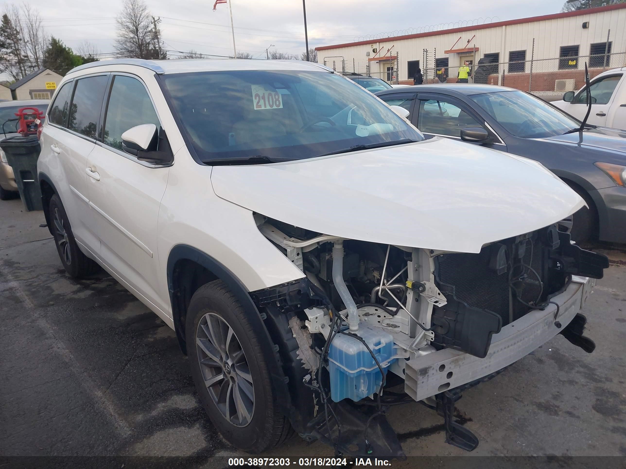 TOYOTA HIGHLANDER 2017 5tdjzrfh9hs512845