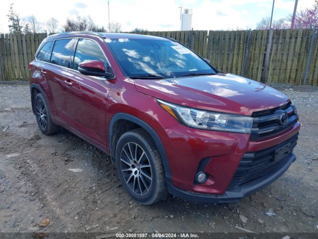 TOYOTA HIGHLANDER 2018 5tdjzrfh9js554650