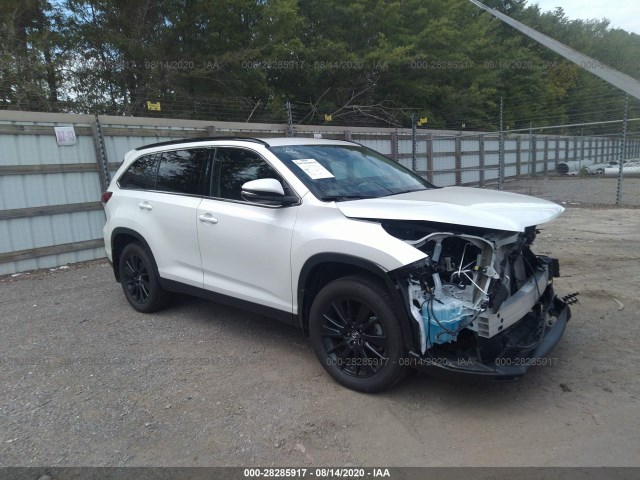 TOYOTA HIGHLANDER 2019 5tdjzrfh9ks607882