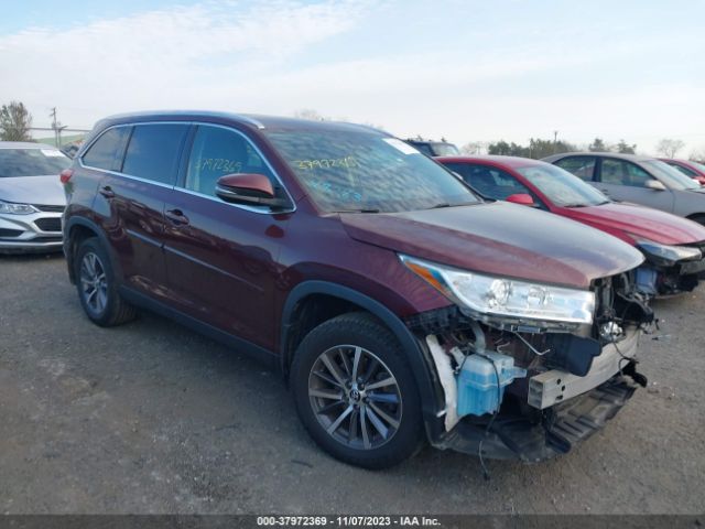 TOYOTA HIGHLANDER 2019 5tdjzrfh9ks943208