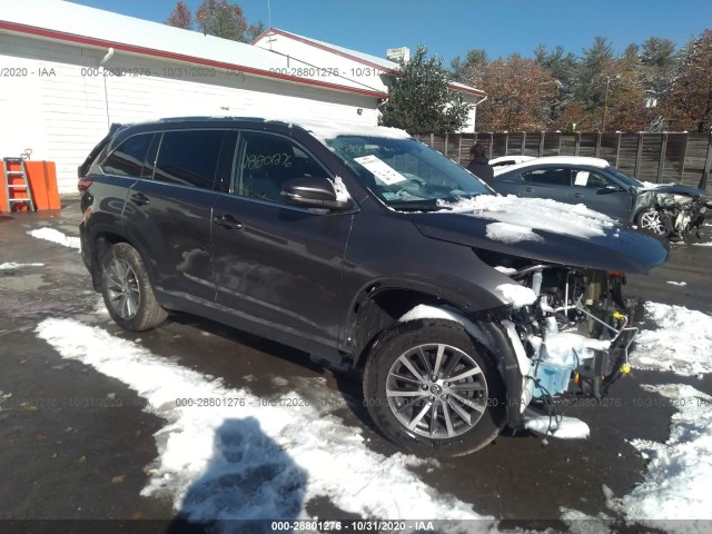 TOYOTA HIGHLANDER 2019 5tdjzrfh9ks947422