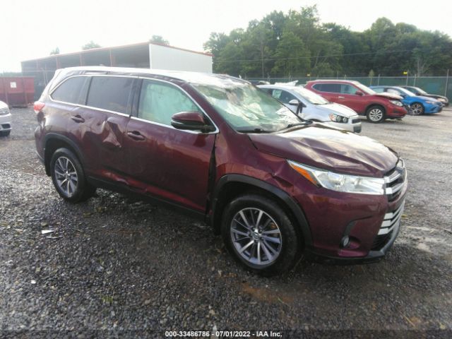 TOYOTA HIGHLANDER 2019 5tdjzrfh9ks951289