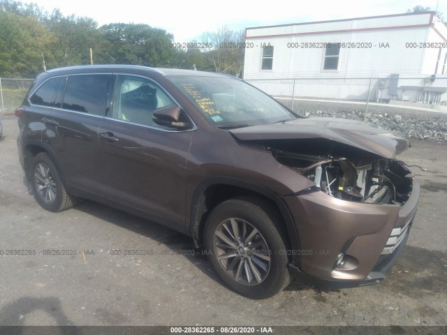 TOYOTA HIGHLANDER 2019 5tdjzrfh9ks983756