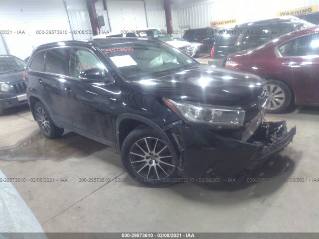 TOYOTA HIGHLANDER 2017 5tdjzrfhxhs379948