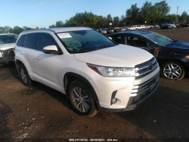 TOYOTA HIGHLANDER 2018 5tdjzrfhxjs487363