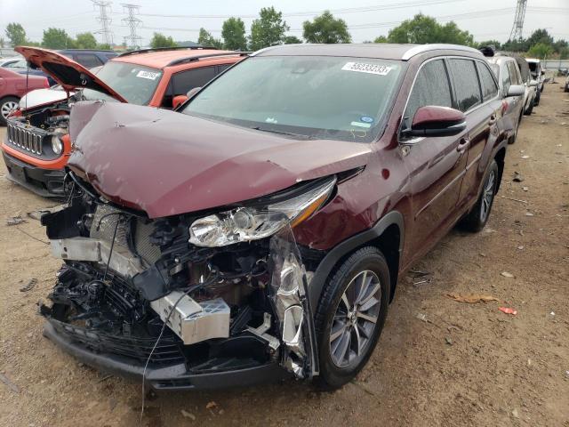 TOYOTA HIGHLANDER 2018 5tdjzrfhxjs827336